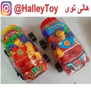 اسباب بازی لگو طرح ماشینی 54 قطعه وارداتی گاه هالی توی 