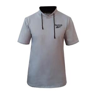 تیشرت آستین کوتاه طوسی مردانه طرح Reebokمدل t7565 