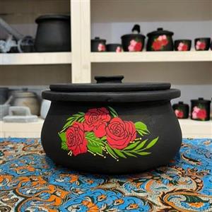 قابلمه سنگی 4 نفره نقاشی 