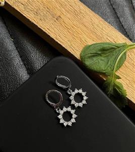 گوشواره نگین دار جواهری