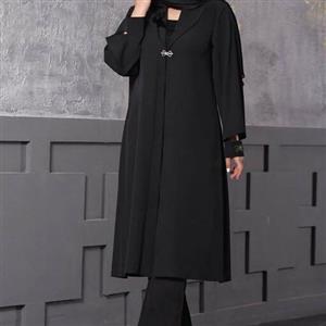 مانتو مجلسی شیک و خاص جنس پارچه پرادا پلاس سایز بندی 42تا54