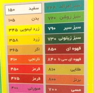 گواش تکی پارس رنگ بندی کامل 2