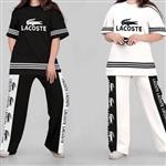 ست تیشرت و شلوار بگ برند معتبر LACOSTE