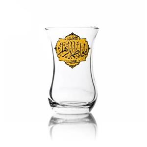 101288-استکان کمر باریک یا فاطمه الزهرا س-6تایی