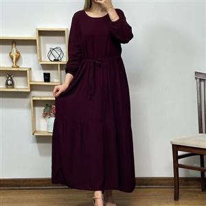 پیراهن ساحلی ساده بسیار خنک و نخی  بدون ابرفت و رنگ پریدگی
