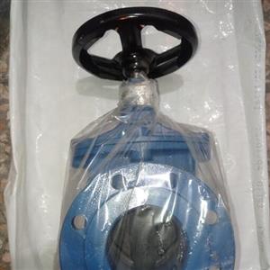 شیر فلکه ای( کشویی) زبانه لاستیکی سایز 6 اینچ