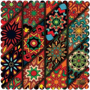رومیزی مخمل رنس مدل T11-42542 سایز  50x50 سانتی متر