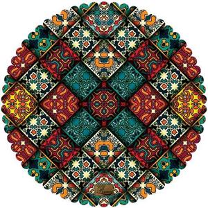 رومیزی مخمل رنس مدل T15-42078 سایز  50x50 سانتی متر