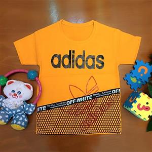 تیشرت بچگانه ADIDAS دورنگ توری خور