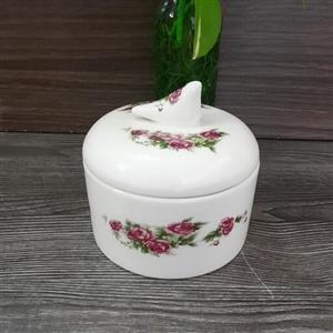 شکلات خوری سرامیکی طرح گل سرخی 