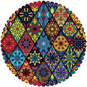 رومیزی مخمل رنس مدل T14-42079 سایز  40x40 سانتی متر