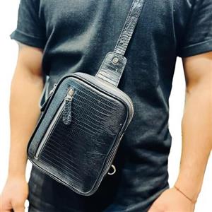 کیف مردانه دوشی بادی بگ لزار (چرم طبیعی)
