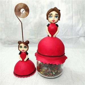 ست اسپند دود کن مدل عروسک قرمز 