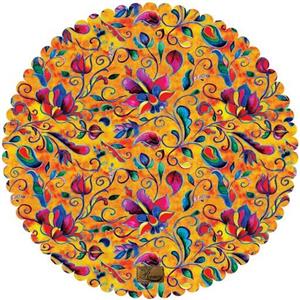 رومیزی مخمل رنس مدل T13-42814 سایز  30x30 سانتی متر