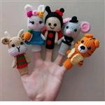پکیج پنج تایی عروسک انگشتی حیوانات  شیک وبالباس