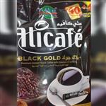 قهوه تلخ علی کافه بلک اصل وارداتی 44 تایی گلد مستقیم از دبی