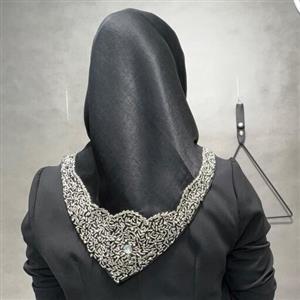 روسری جواهر دوزی تاج