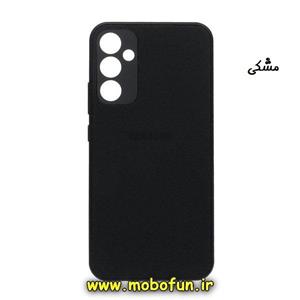قاب گوشی Galaxy A34 5G سامسونگ مدل PVD ضد خش پشت گلس شیشه ای محافظ لنز دار مشکی کد 250