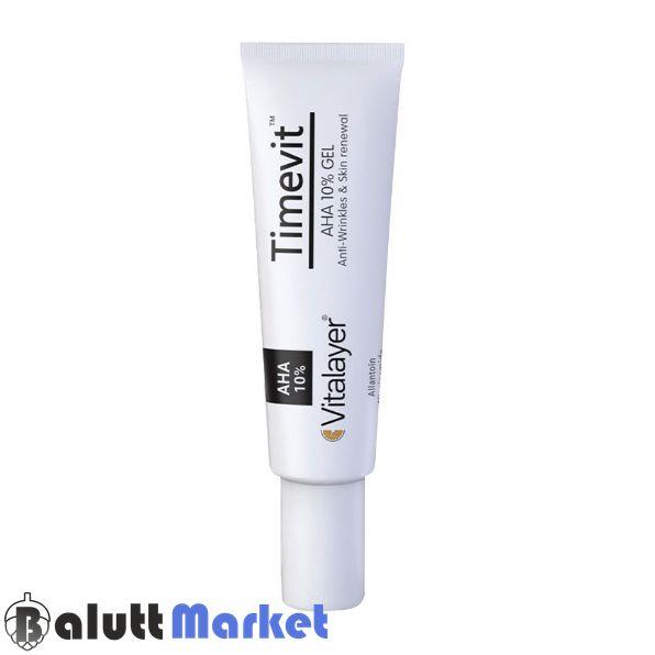 کرم ژل لایه بردار و جوان کننده AHA 10% تایم ویت ویتالیر Vitalayer کد 008