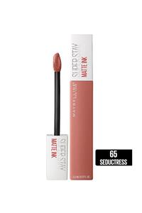 میبلین رژ لب مایع مات میبلین مدل Super Stay Matte Ink کد رنگ 65 Seductress