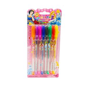 خودکار اکلیلی 8 رنگ مدل سفید برفی