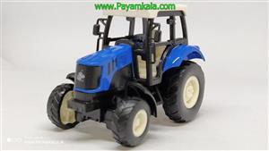 ماکت عقبکش تراکتور فلزی ITM-350 رومانی آبی