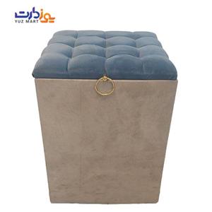 صندلی پاف باکسی جک دار مربعی