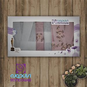 ست حوله پالتویی دوقلو اسکارلت ایران حوله