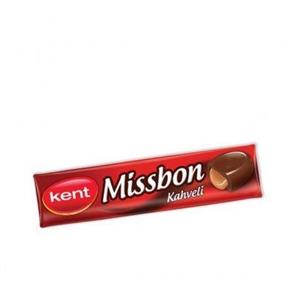 تافی قهوه ای kent کنت مدل Missbon حجم 43 گرم