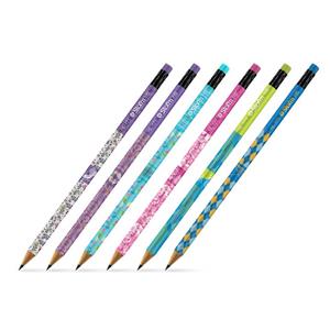 مداد مشکی استورم مدل Dream Garden کد HL-800 بسته 6 عددی