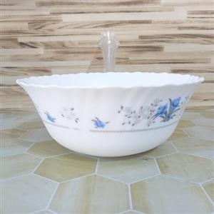 کاسه سالاد خوری پارس اوپال گل آبی