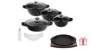 سرویس پخت و پز 10 پارچه نالینو مدل Fajita 53310 Nalino Cookware Set Pcs 