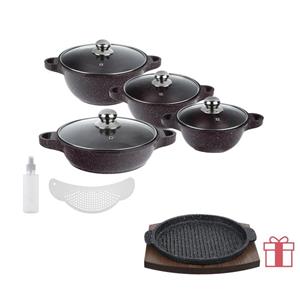 سرویس پخت و پز 10 پارچه نالینو مدل Fajita 53310 Nalino Cookware Set Pcs 