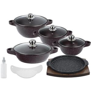 سرویس پخت و پز 10 پارچه نالینو مدل Fajita 53310 Nalino Cookware Set Pcs 