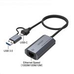 تبدیل USB-C به Lan اونتن مدل Onten  USB-C to Gigabit Adapter UE