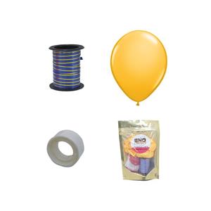 پک بادکنک آرایی هپی شو مدل 02 happy sho orange balloon package