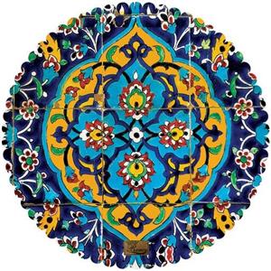 رومیزی مخمل رنس مدل T16-42016 سایز  60x60 سانتی متر