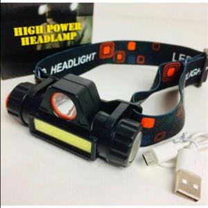 چراغ قوه پیشانی بند شارژی 4 حالت نوردهی HIGH POWER HEADLAMP