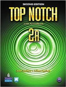 کتاب زبان Top Notch With Active Book 2A Second Edition 