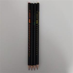 مداد مشکی ووک بدنه سه گوش بسته 5 عددی