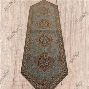 رانر رومیزی ترمه طرح نسترن ( 10 عددی )