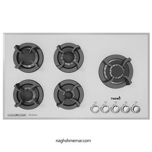 اجاق گاز صفحه ای تورینو پلاس کد TG 522W