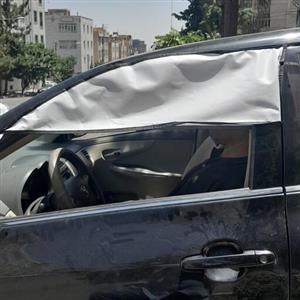 سایبان افتابگیر پرده بغل درب جلو  ضد افتاب یک جفت برایه تمام خودروها