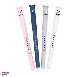 خودکار پاکن دار طرح حیوانات پک 4 عددی