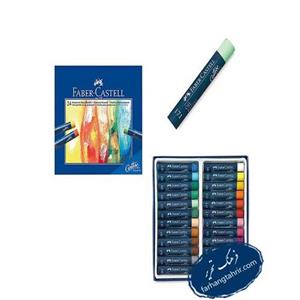 پاستل روغنی 24 رنگ فابر کاستل مدل Studio Quality Faber-Castell Studio Quality Creative Studio Series 24 Color Oil Pastel Crayon