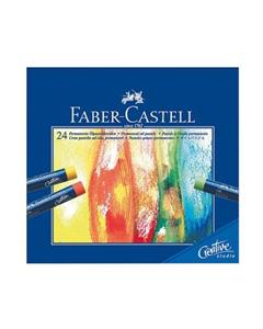 پاستل روغنی 24 رنگ فابر کاستل مدل Studio Quality Faber Castell Creative Series Color Oil Pastel Crayon 