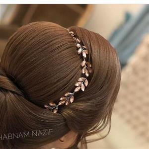 ریسه مو اکسسوری شینیون تاج عروس تزیینات مو تاج فرمالیته هدیه تولد