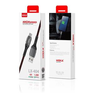 کابل تبدیل USB به MicroUSB هیسکا مدل LX-404 طول 1 متر