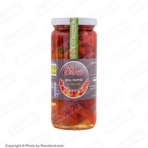 ترشی فلفل زنگوله ای گل باز مقدار 500 گرم Golbaaz Bell Pepper Pickel 500g 