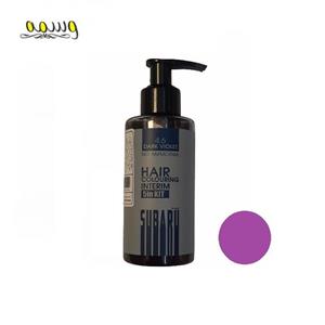 شامپو رنگساژ مو سوبارو شماره ۴/۶  رنگ بنفش تیره حجم ۱۵۰ میلی لیتر _ SUBARU